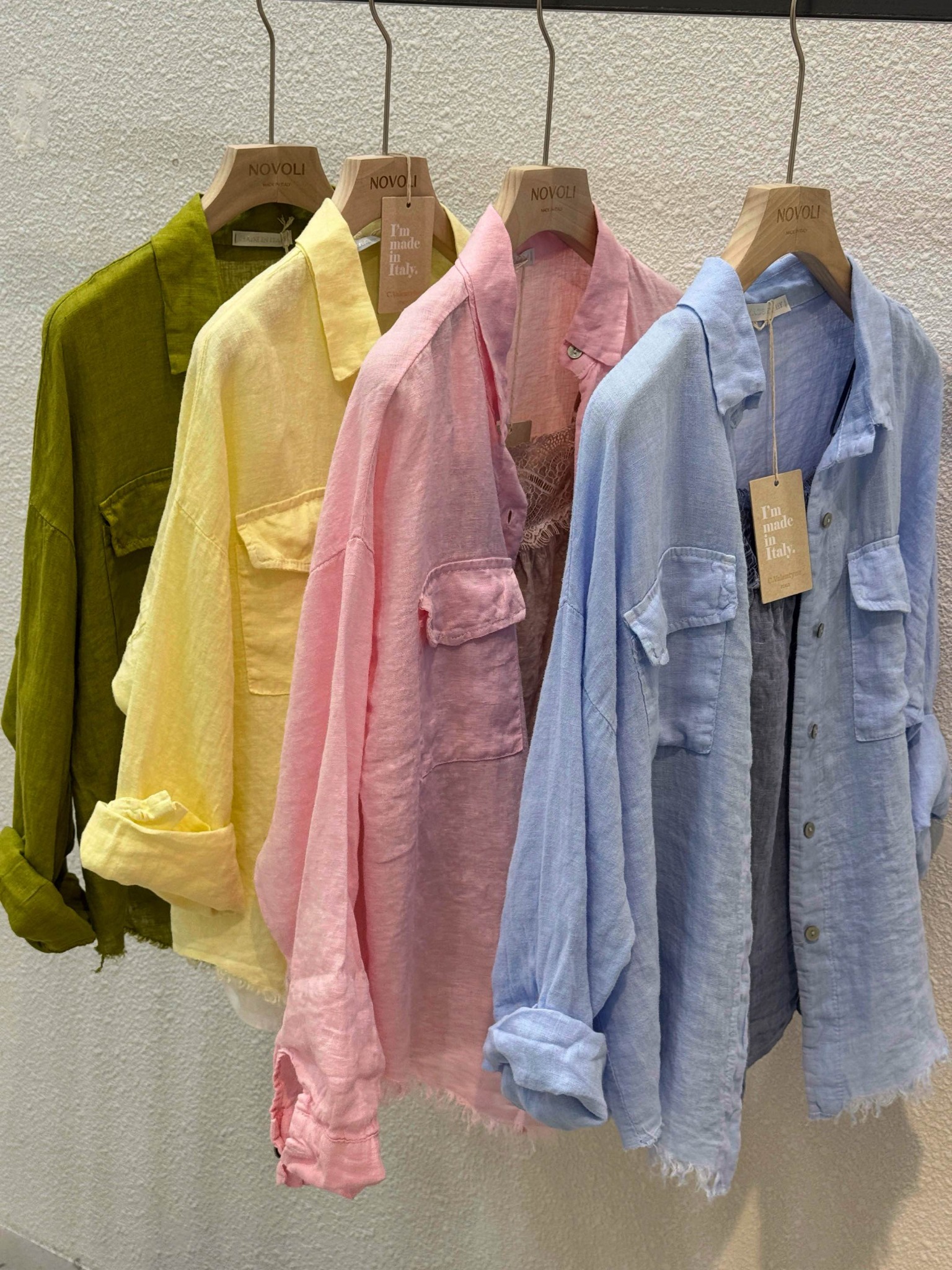 MORIA Summer Linen Shirt Color Collection